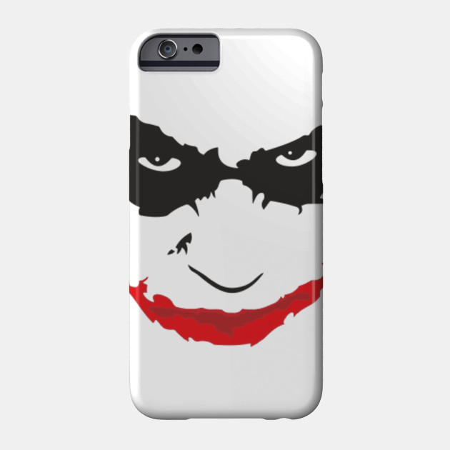 Joker Face Joker Heath Ledger Phone Case Teepublic
