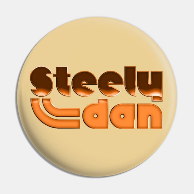 Steely Dan /// Original Retro 70s-Style Design Pin by DankFutura