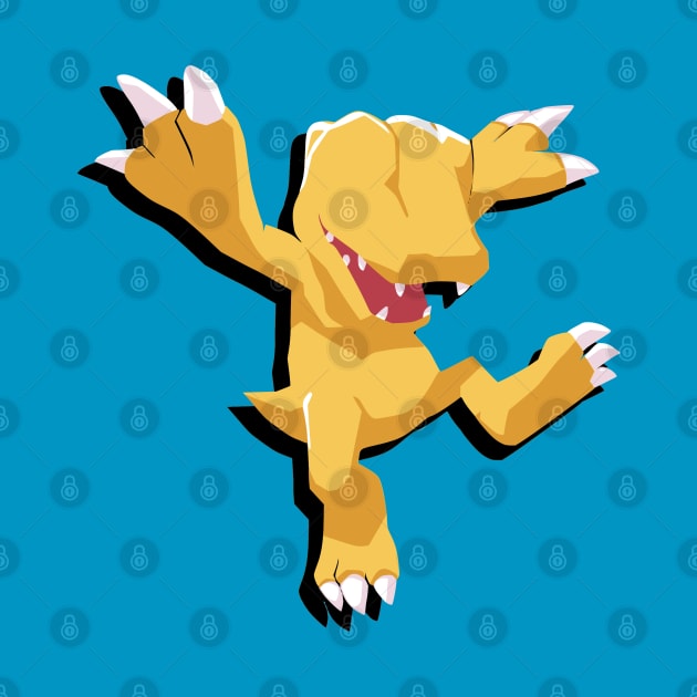 agumon by SNOWMOONSTORE