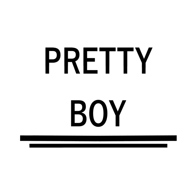 pretty boy black lettering by voidyboy