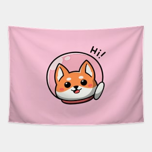 Cute space doggo says hi Tapestry