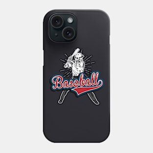 Baseball Player Logo Phone Case