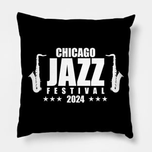 Chicago Jazz Festival 2024 Pillow