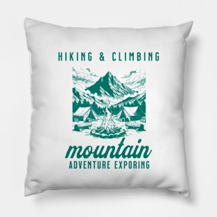 outdoor activity in mountain Pillow