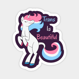 Trans is Beautiful Magnet