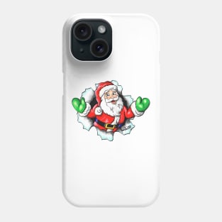 Happy Christmas Santa Breaks Out Phone Case