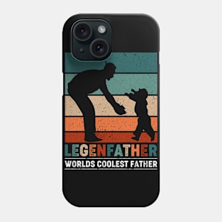 Vintage Fathers Day Dad Legendaddy World's Coolest Dad Phone Case