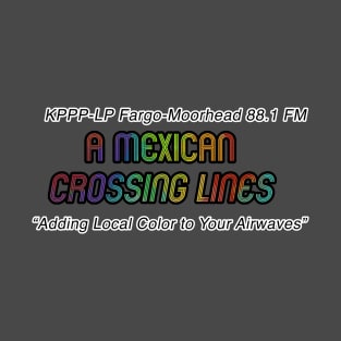 A Mexican Crossing Lines Logo T-Shirt