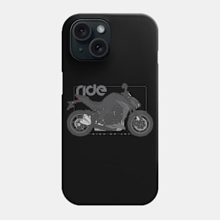 Ride z1000 black Phone Case