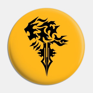 Logo FF8 Negro Pin