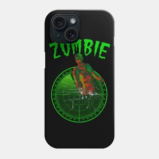 Halloween Air Force: Zombie In The Control Room Phone Case