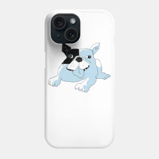 French bulldog (blue) Phone Case