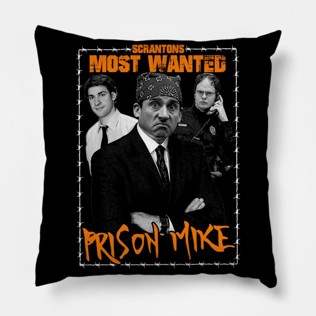 Prison Mike Pillow by WithinSanityClothing