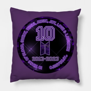 10 Years with BTS Pillow