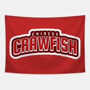 Chinese Crawfish wordmark Tapestry