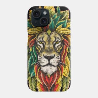 Rasta Reggae Lion Beautiful Jamaican Rastafarian Design Phone Case