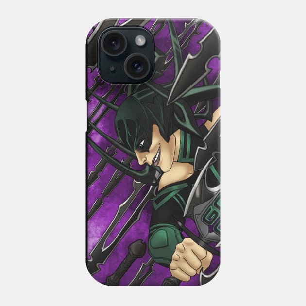 Goddess of Death Phone Case by pencilhead7