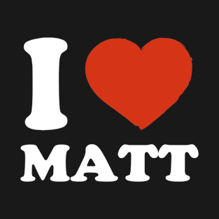 Personalized Matt Name Vintage Styles Camping 70s 80s 90s T-Shirt