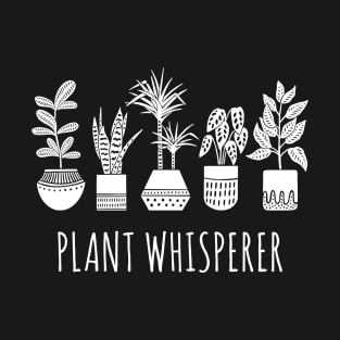 Plant Whisperer - Pot Plant Set (White) T-Shirt