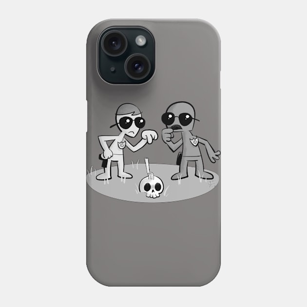 Pun Cops! Phone Case by skullpizza