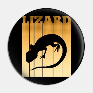 Retro Lizard Pin