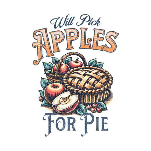 Will Pick Apples For Pie by WolfeTEES