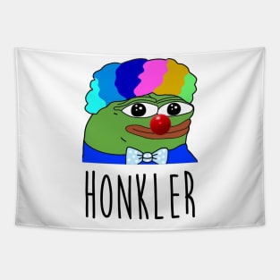 HONKLER - Supreme deity of Clown World - (Inverted Hair) Tapestry