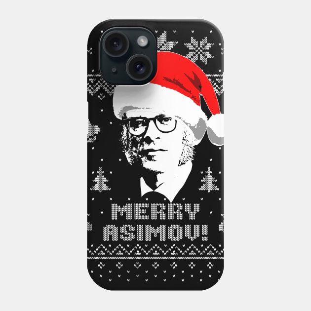 Isaac Asimov Merry Asimov Phone Case by Nerd_art