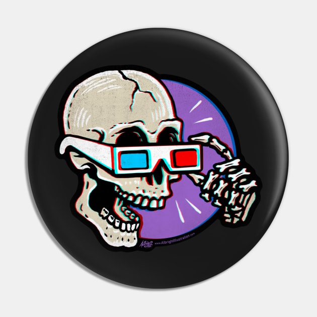 3D Glasses Are Skull Cracking Good Fun Pin by BradAlbright