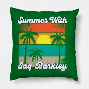 SUMMER WITH SAQ BARKLEY Pillow