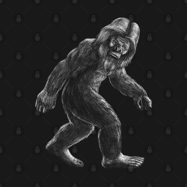 Funny Bigfoot Realistic by Tesszero