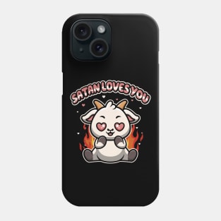 Satan loves you Phone Case