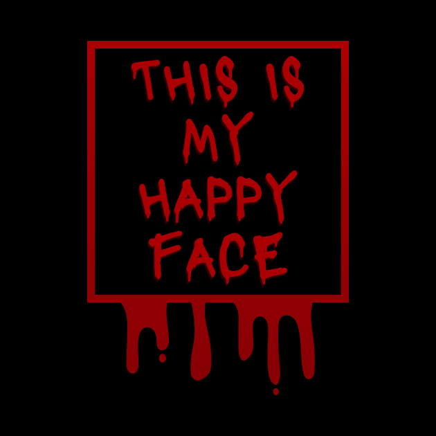 This is my face, Sad, Happy face, Wednesday, text by Mika Design