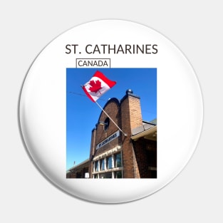 St.Catharines Ontario Canada Gift for Canadian Canada Day Present Souvenir T-shirt Hoodie Apparel Mug Notebook Tote Pillow Sticker Magnet Pin