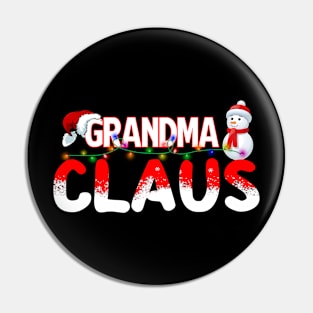 Grandma Claus Pin