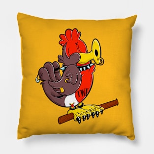 Punk Rockin Robin Pillow