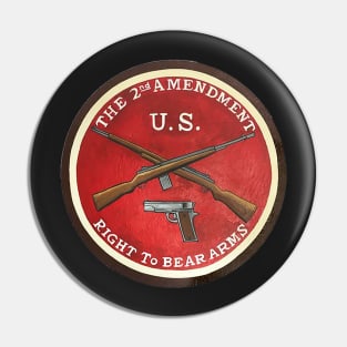 2nd Amendment Right to Bear Arms Pin