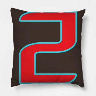 funny numbers Get your luck number 2 Pillow