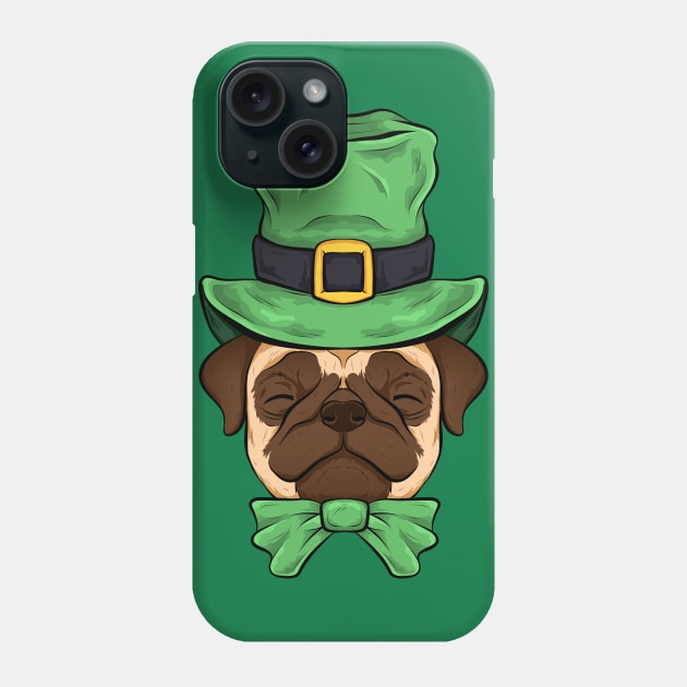 pug st patrick day dogs lovers funny Phone Case by the house of parodies