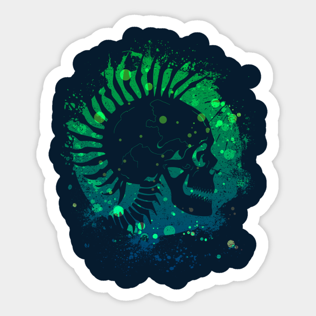Punk Skull Cool Skulls Sticker Teepublic Uk Support us by sharing the content, upvoting wallpapers on the page or sending your own background pictures. teepublic