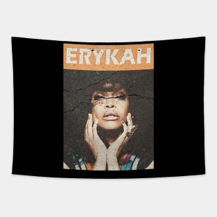 erykah retro vintage Tapestry