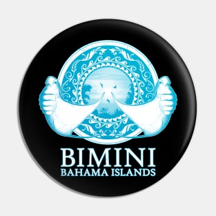 Manta Rays Bimini Bahama Islands Pin