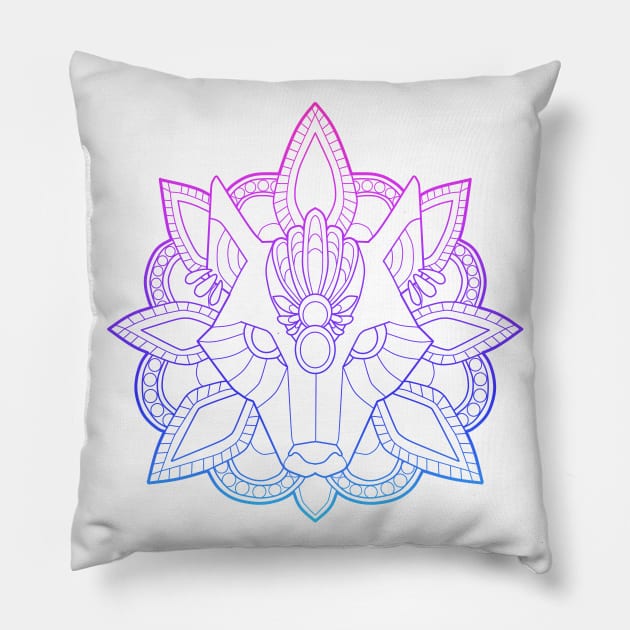 Spirit Guide (Cosmo) Pillow by AmicableApparel