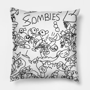 Plants vs Zombies Doodle Up Pillow