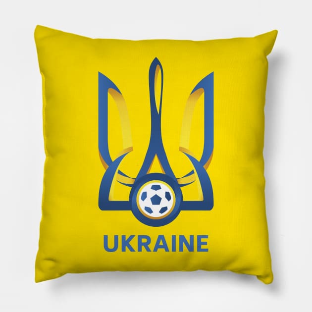 Ukraine National Football Team Pillow by alexisdhevan