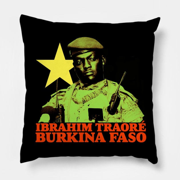 Ibrahim Traoré Pillow by SBSTN