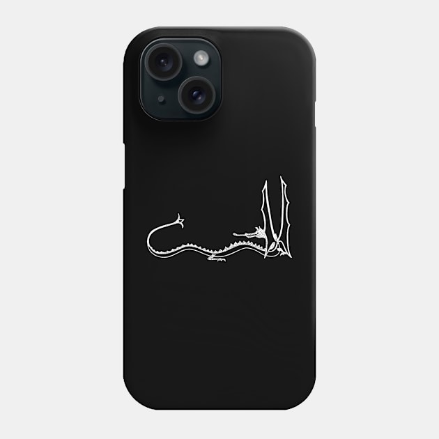 Smaug (White) Phone Case by  TigerInSpace