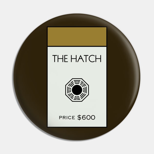 The Hatch Property Card Pin by huckblade