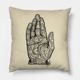 Palmistry diagram Pillow