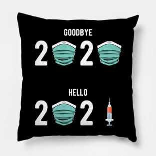 Funny 2020 2021 New Year Outfit Vaccination Pillow